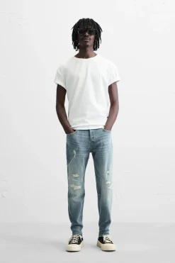 Online JEANS SKINNY FIT ROTOS Hombre Jeans