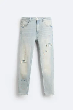 Discount JEANS SKINNY PARCHES Hombre Jeans