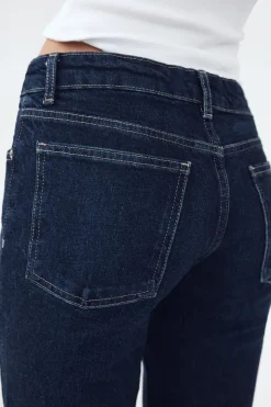 Discount JEANS SLIM CROP FLARE TIRO MEDIO Mujer Jeans