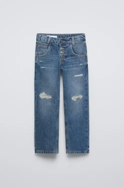 Niños ZARA 6 - 14 Años·Jeans<JEANS STRAIGHT BOTONES