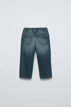 Niños ZARA 1½ - 6 Años·Jeans / Denim|6 - 18 Meses·Pantalones / Leggings<JEANS STRAIGHT EFECTO DESGASTADO