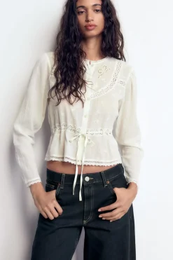 Outlet JEANS TRF RELAXED MINI FOLD UP TIRO BAJO Mujer Jeans