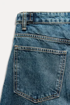 Fashion JEANS TRF BALLOON CROPPED TIRO MEDIO Mujer Jeans