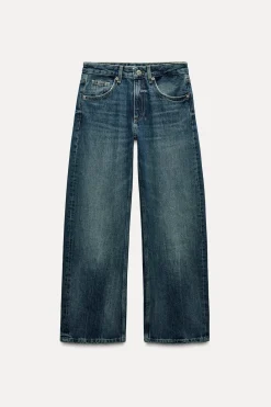 Fashion JEANS TRF BALLOON CURVED LEG TIRO MEDIO Mujer Jeans