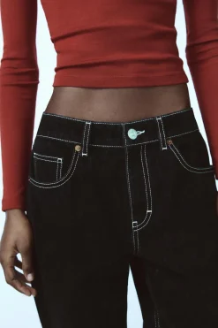 Discount JEANS TRF BALLOON FLOCK Mujer Jeans