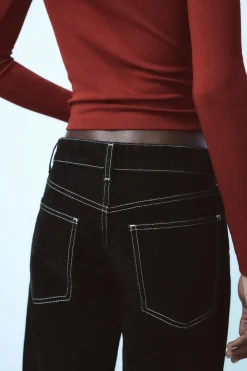 Discount JEANS TRF BALLOON FLOCK Mujer Jeans