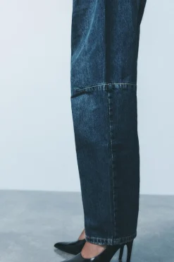 Online JEANS TRF BALLOON TIRO MEDIO Mujer Jeans