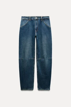 Online JEANS TRF BALLOON TIRO MEDIO Mujer Jeans