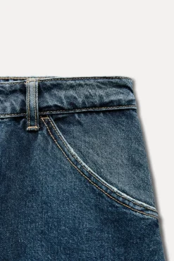 Online JEANS TRF BALLOON TIRO MEDIO Mujer Jeans