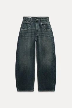 Hot JEANS TRF BALLOON TIRO MEDIO Mujer Jeans