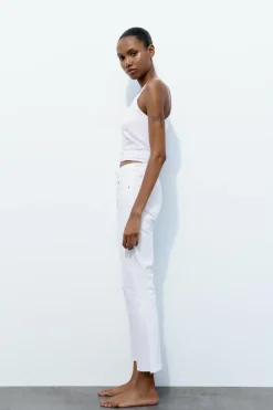 Hot JEANS TRF CROPPED FLARE TIRO ALTO Mujer Jeans