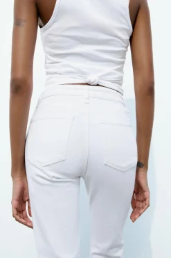 Hot JEANS TRF CROPPED FLARE TIRO ALTO Mujer Jeans