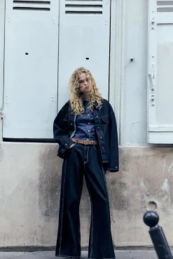 New JEANS TRF FULL LENGTH TIRO MEDIO Mujer Jeans