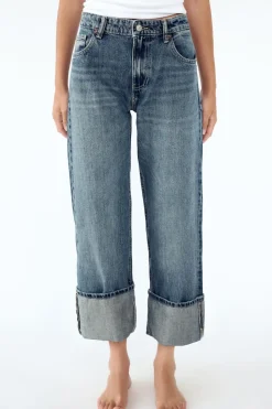 Best JEANS TRF RECTO TIRO MEDIO Mujer Jeans