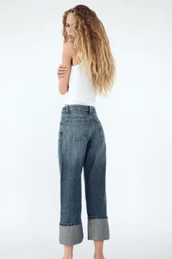 Best JEANS TRF RECTO TIRO MEDIO Mujer Jeans