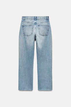 Fashion JEANS TRF RECTOS TIRO ALTO Mujer Jeans