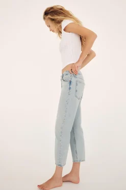 Best JEANS TRF RECTOS TIRO BAJO CROPPED Mujer Jeans