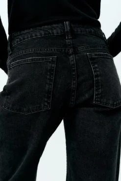 Online JEANS TRF RECTOS TIRO BAJO Mujer Jeans