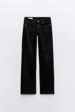 Online JEANS TRF RECTOS TIRO BAJO Mujer Jeans