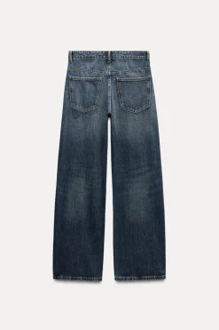 Hot JEANS TRF RELAXED BRILLOS TIRO MEDIO Mujer Jeans