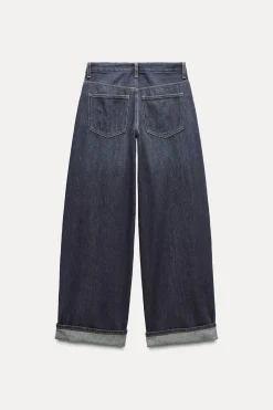 Sale JEANS TRF RELAXED FOLD UP TIRO BAJO Mujer Jeans