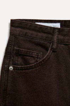 Clearance JEANS TRF RELAXED OVERSIZE TIRO MEDIO Mujer Jeans