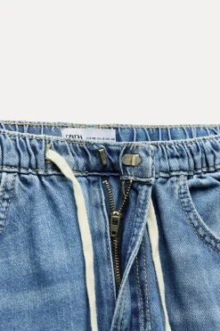 Sale JEANS TRF RELAXED PIJAMERO TIRO MEDIO Mujer Jeans