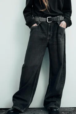 Sale JEANS TRF RELAXED PINZAS TIRO ALTO Mujer Jeans