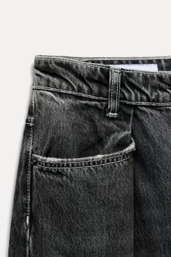 Sale JEANS TRF RELAXED PINZAS TIRO ALTO Mujer Jeans