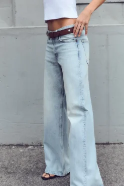 Fashion JEANS TRF RELAXED TIRO MEDIO Mujer Jeans