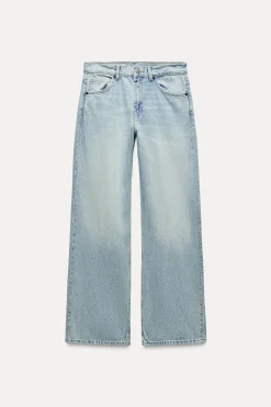 Fashion JEANS TRF RELAXED TIRO MEDIO Mujer Jeans