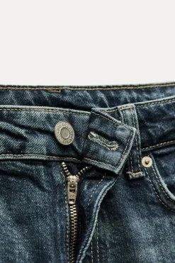 New JEANS TRF SLIM CROPPED FLARE TIRO MEDIO Mujer Jeans