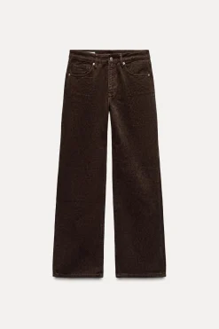 Best JEANS TRF SLOUCHY ESTAMPADO ANIMAL TIRO MEDIO Mujer Jeans