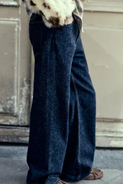 Fashion JEANS TRF SLOUCHY WIDE LEG TIRO MEDIO Mujer Jeans