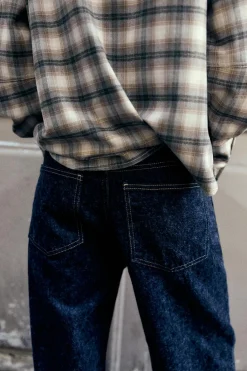 Fashion JEANS TRF SLOUCHY WIDE LEG TIRO MEDIO Mujer Jeans