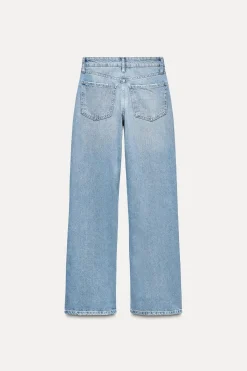 Discount JEANS TRF WIDE LEG ESPEJOS TIRO MEDIO Mujer Jeans