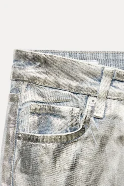 Outlet JEANS TRF WIDE LEG FOIL TIRO MEDIO Mujer Jeans