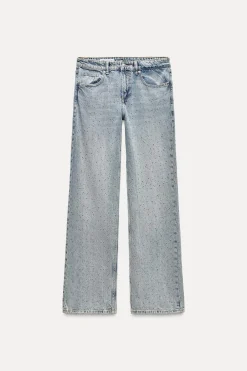 Clearance JEANS TRF WIDE LEG JOYAS TIRO MEDIO Mujer Jeans