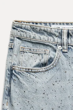 Clearance JEANS TRF WIDE LEG JOYAS TIRO MEDIO Mujer Jeans