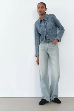 Best JEANS TRF WIDE LEG TIRO ALTO FULL LENGTH Mujer Jeans