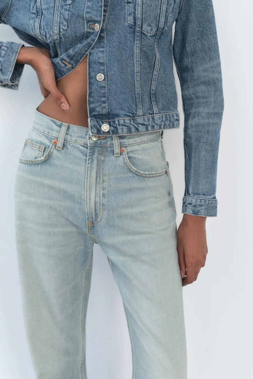 Best JEANS TRF WIDE LEG TIRO ALTO FULL LENGTH Mujer Jeans