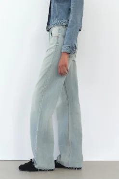 Best JEANS TRF WIDE LEG TIRO ALTO FULL LENGTH Mujer Jeans