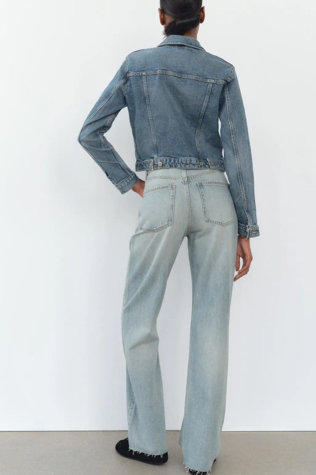 Best JEANS TRF WIDE LEG TIRO ALTO FULL LENGTH Mujer Jeans