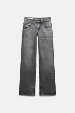 Online JEANS TRF WIDE LEG TIRO BAJO Mujer Jeans