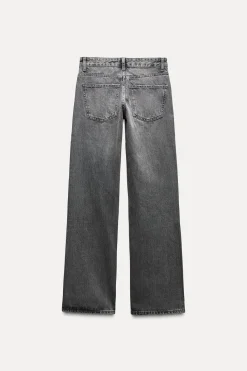 Online JEANS TRF WIDE LEG TIRO BAJO Mujer Jeans