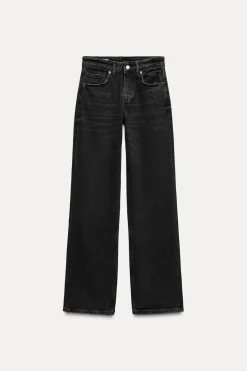 Outlet JEANS TRF WIDE LEG TIRO MEDIO Mujer Jeans