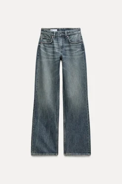 New JEANS TRF WIDE LEG TIRO MEDIO FULL LENGTH Mujer Jeans