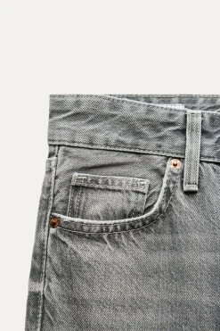 New JEANS TRF WIDE LEG TIRO MEDIO Mujer Jeans