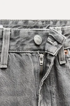 New JEANS TRF WIDE LEG TIRO MEDIO Mujer Jeans