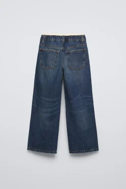 Niños ZARA 6 - 14 Años·Jeans<JEANS WIDE LEG DOBLE CINTURILLA